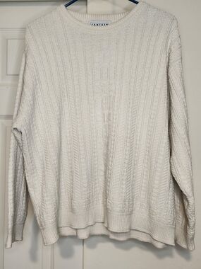 Vintage Jantzen Textured Cable-Knit Sweater